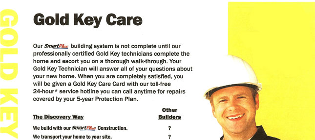 The Gold Key Warranty - the key to your protection